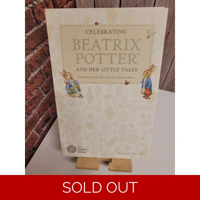 Beatrix Potter 2017 50p Coin Collector Album – Official Royal Mint Folder